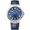 Breguet Marine 5517 Titanium Blue Dial Automatic Leather Strap Watch - Berry's Jewellers