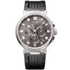 Breguet Marine Chronographe 5527 Titanium Grey Dial Rubber Strap Watch - Berry's Jewellers