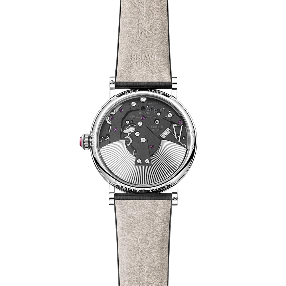 Breguet Tradition 7038 18ct White Gold Diamond Set Strap Watch - Berry's Jewellers