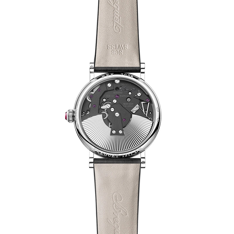 Breguet Tradition 7038 18ct White Gold Diamond Set Strap Watch - Berry's Jewellers