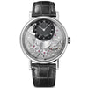 Breguet Tradition 7057 18ct White Gold Black Skeleton Dial Strap Watch - Berry's Jewellers