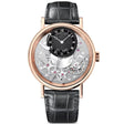 Breguet Tradition 7057 18ct Rose Gold Black Skeleton Dial Strap Watch - Berry's Jewellers