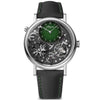 Breguet Tradition GMT 7067 18ct White Gold Green Skeleton Dial Watch - Berry's Jewellers