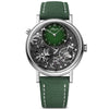 Breguet Tradition GMT 7067 18ct White Gold Green Gradient Skeleton Dial Watch - Berry's Jewellers
