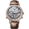 Breguet Tradition Chronographe 7077 18ct Rose Gold Silver Skeleton Dial Watch - Berry's Jewellers