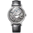 Breguet Tradition Seconde Retrograde 7097 18ct White Gold Silver Skeleton Dial Watch - Berry's Jewellers
