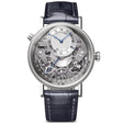 Breguet Tradition Quantieme Retrograde 7597 18ct White Gold Skeleton Dial Watch - Berry's Jewellers