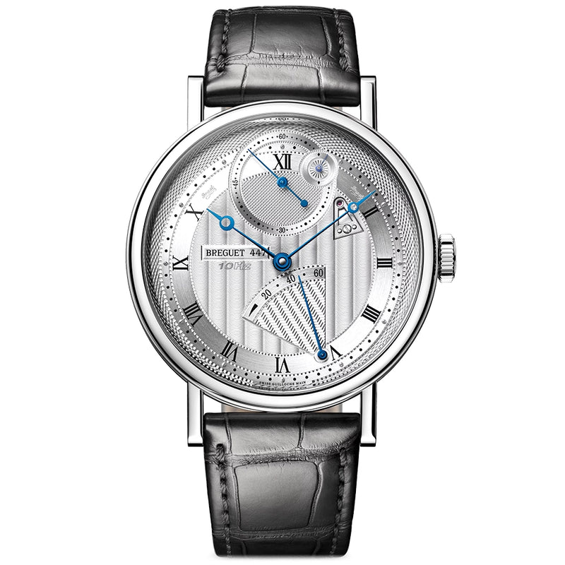 Breguet Classique Chronometrie 7727 41mm Silver Guilloche Dial Watch - Berry's Jewellers