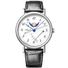 Breguet Classique Phase de Lune 7787 'Grand Feu' White Enamel Dial Watch - Berry's Jewellers