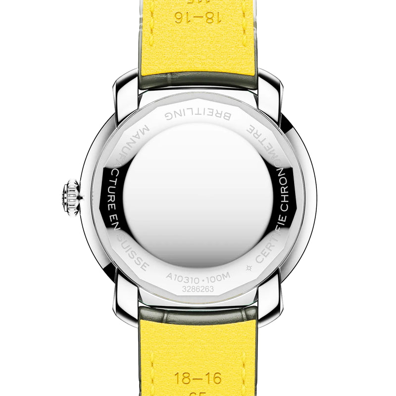 Breitling Lady Premier 36mm Grey Dial Automatic Diamond Set Watch - Berry's Jewellers