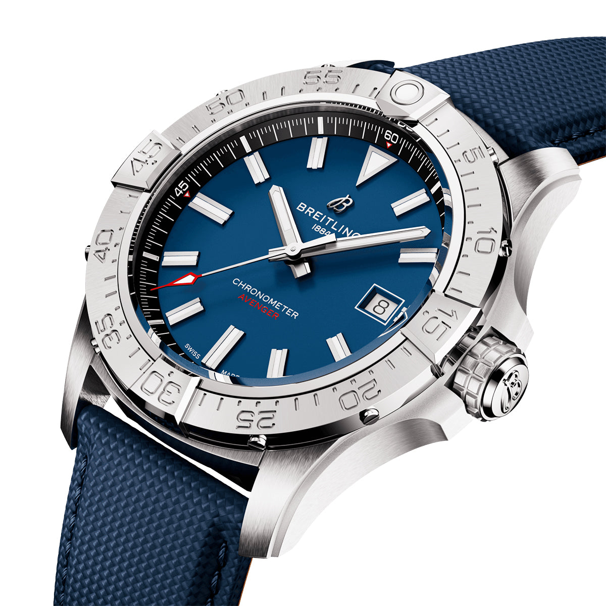 Avenger 42mm Blue Dial Automatic Strap Watch