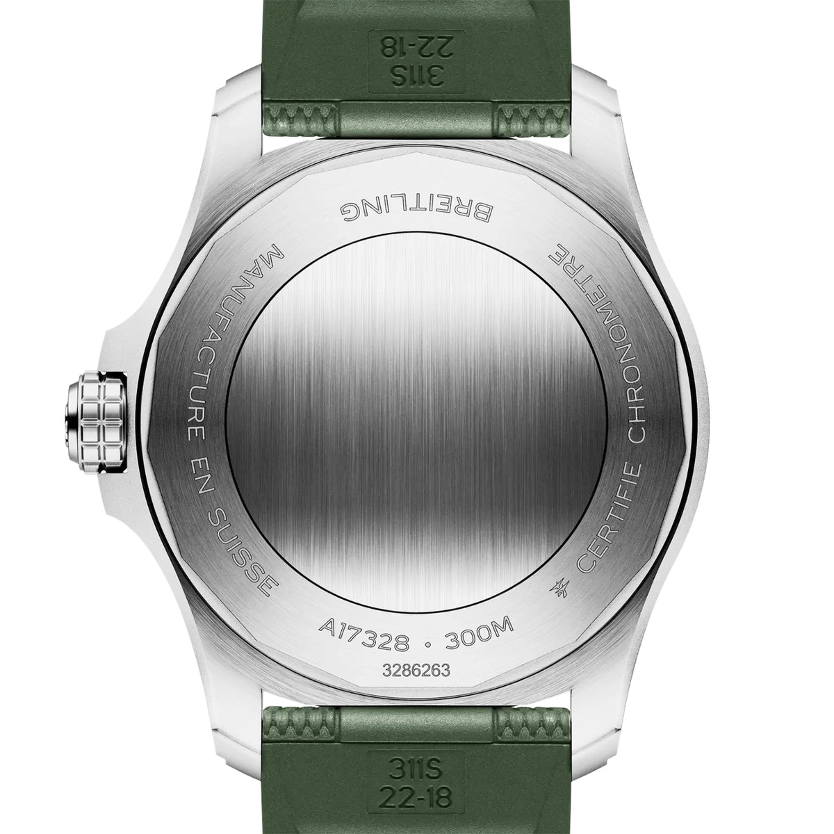 Avenger Wings 42mm Green Gradient Dial Automatic Mens Strap Watch