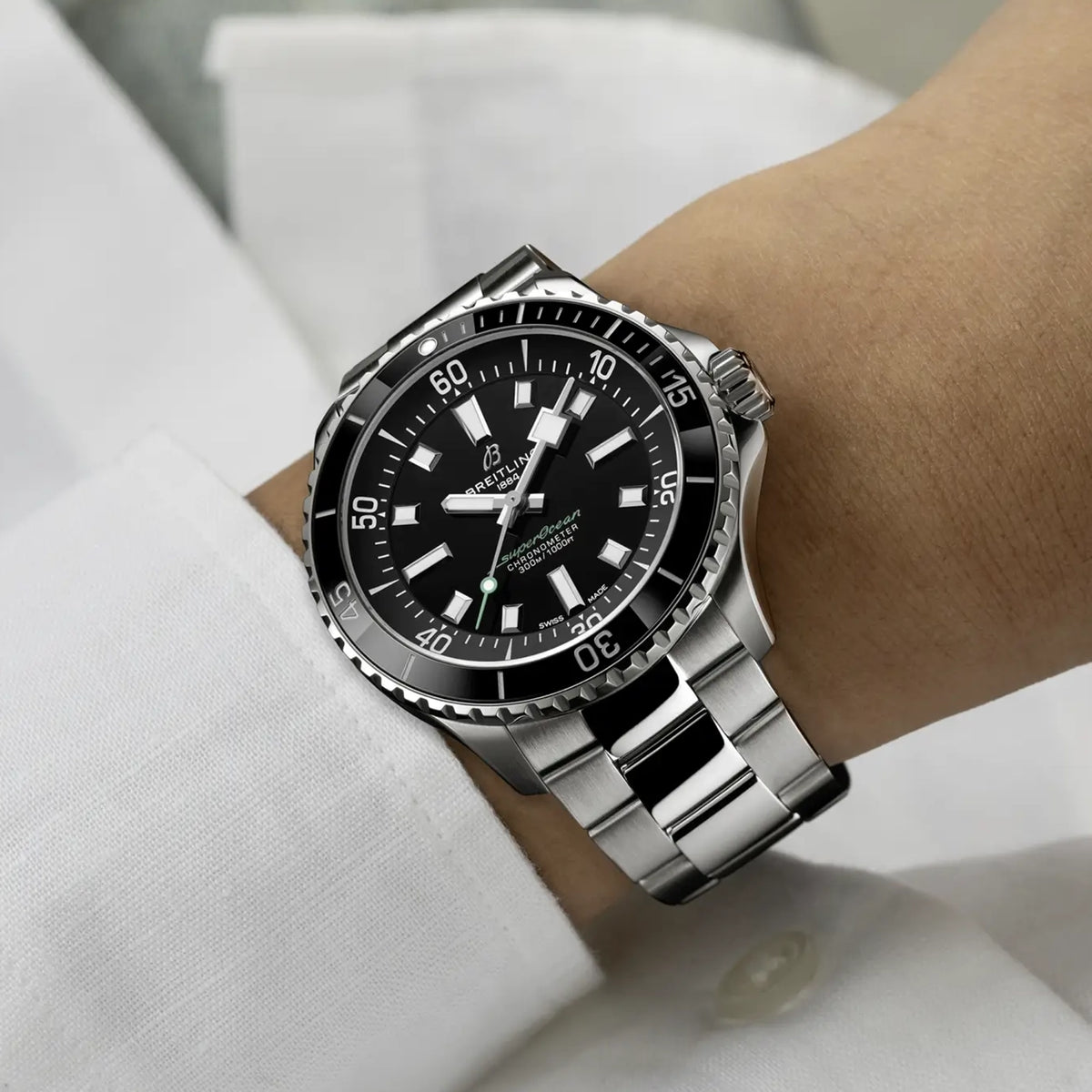 Breitling Superocean UK Edition 42mm Automatic Mens Bracelet Watch - Berry's Jewellers