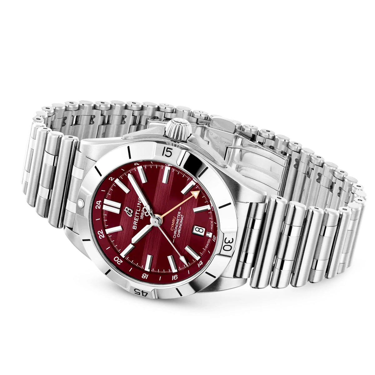 Breitling Chronomat GMT Six Nations Wales Limited Edition Mens Watch - Berry's Jewellers