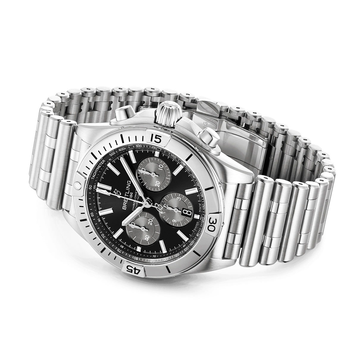 Chronomat 42mm UK Limited Edition Black/Grey Dial Watch