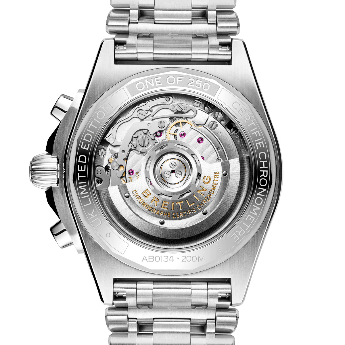 Breitling Chronomat UK Edition 42mm Black/Grey Automatic Bracelet Watch - Berry's Jewellers