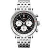 Navitimer 43mm Black Dial Mens Chronograph Bracelet Watch