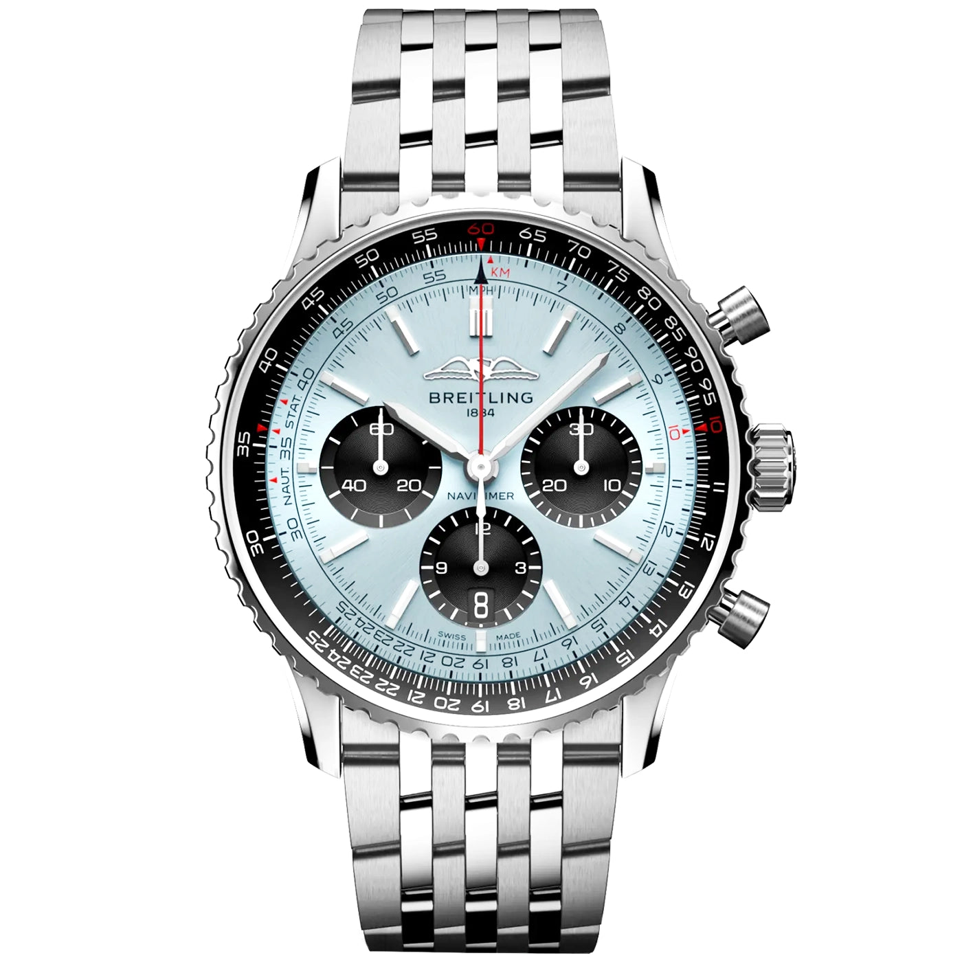 Black Dial Automatic Bracelet Watch