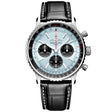 Breitling Navitimer 43mm Ice Blue/Black Dial Automatic Strap Watch - Berry's Jewellers
