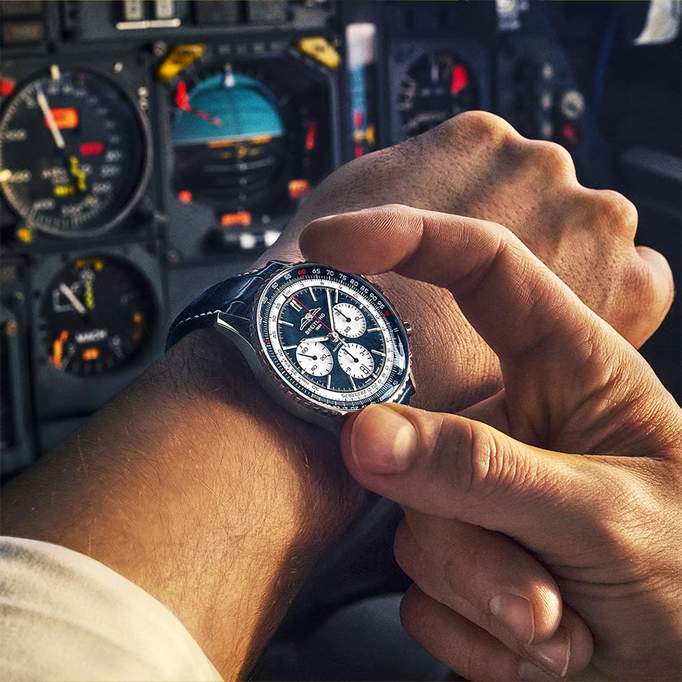 Breitling Navitimer Chronograph 43mm 'Tribute to Concorde' Limited Edition Watch - Berry's Jewellers