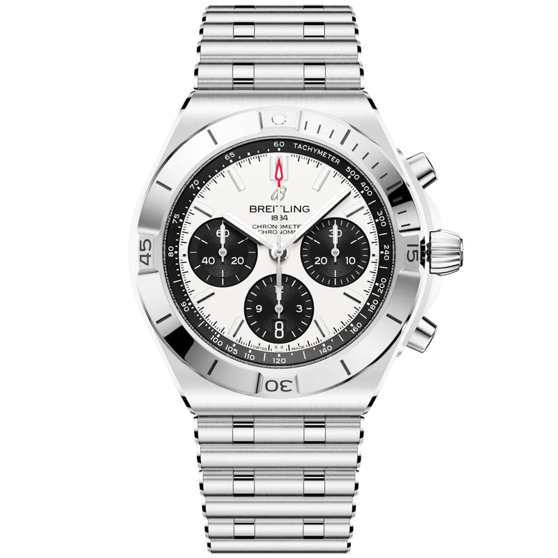 Chronomat Chronograph 42mm Panda Dial Automatic Bracelet Watch