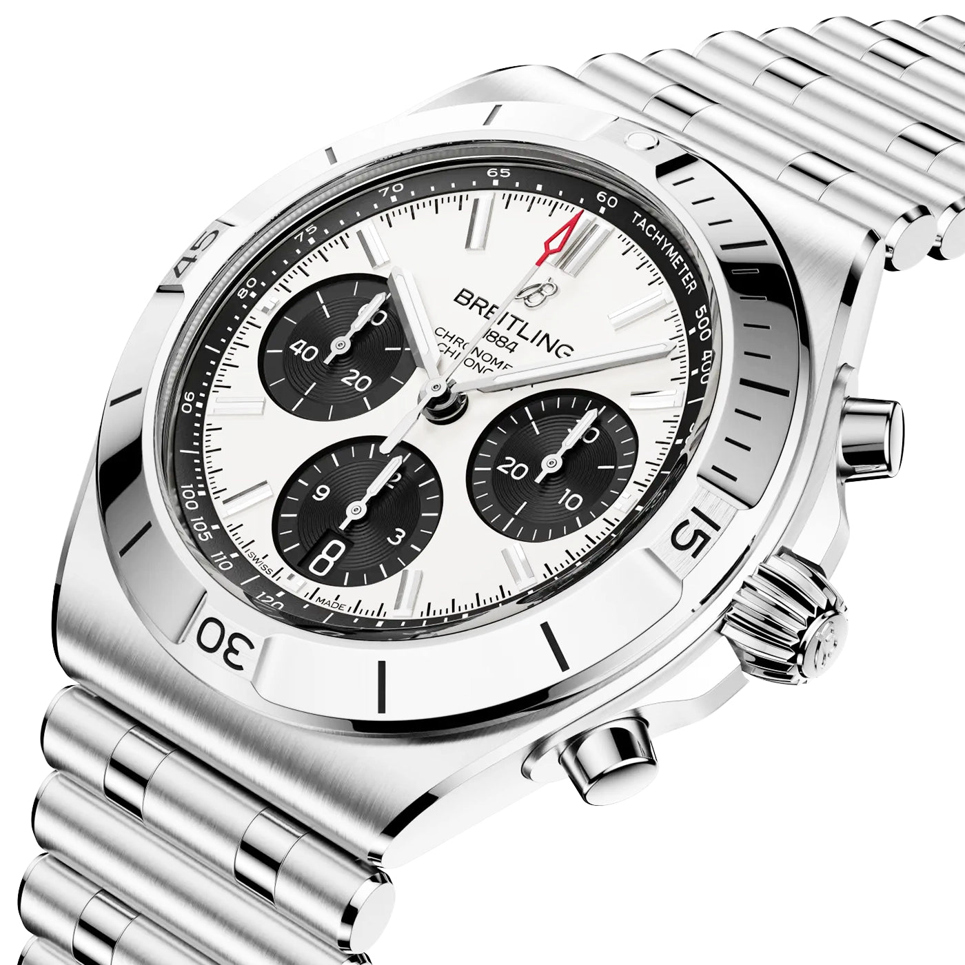 Chronomat Chronograph 42mm Panda Dial Automatic Bracelet Watch