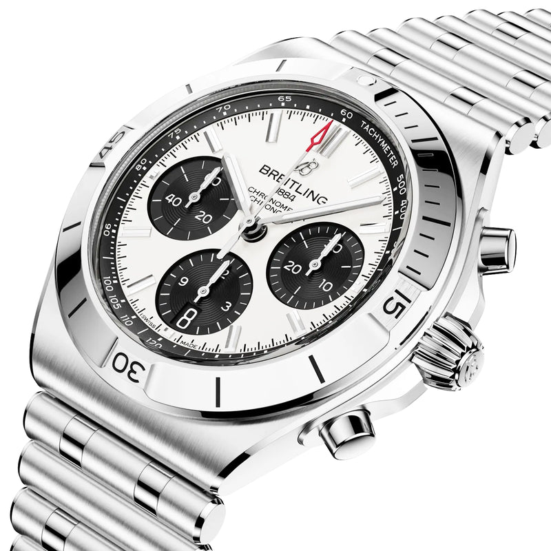 Chronomat Chronograph 42mm Panda Dial Automatic Bracelet Watch
