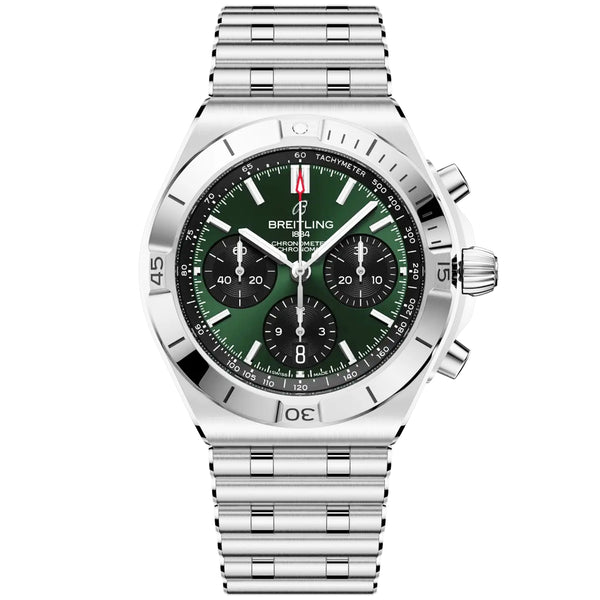 Chronomat Chronograph 42mm Green Dial Automatic Bracelet Watch