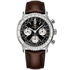 Breitling Navitimer Chronograph 41mm Black Panda Dial Mens Strap Watch - Berry's Jewellers