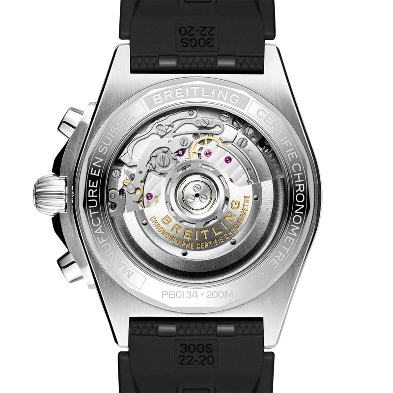 Chronomat B01 42mm Platinum Ice Blue Dial Automatic Strap Watch