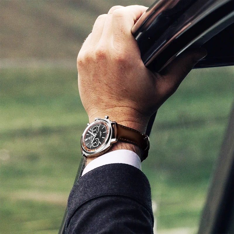Top Time B01 'Tribute to Aston Martin DB5' Edition Platinum Watch