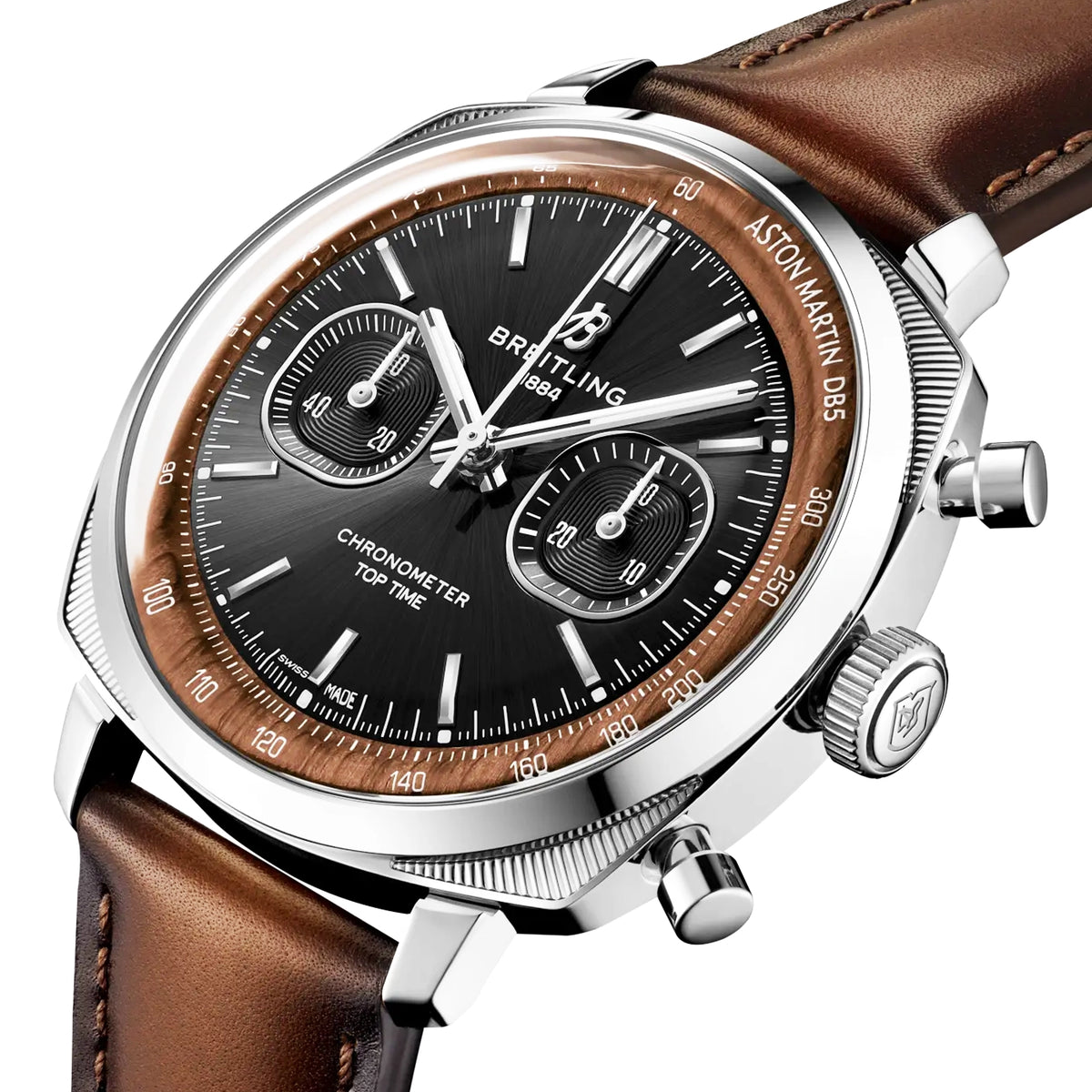 Top Time B01 'Tribute to Aston Martin DB5' Edition Platinum Watch