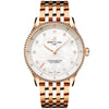 Navitimer 32mm 18ct Red Gold Diamond Dial Ladies Bracelet Watch