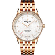Breitling Navitimer 32mm 18ct Red Gold Diamond Dial Ladies Bracelet Watch - Berry's Jewellers