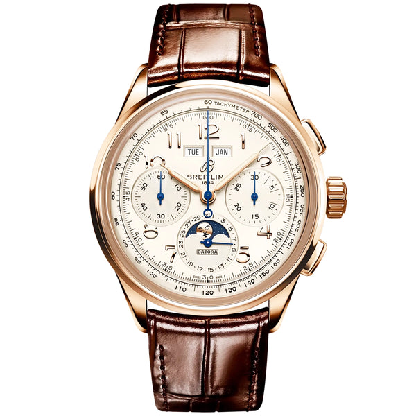 Premier B25 Datora 42mm 18ct Rose Gold Automatic Strap Watch