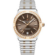 Chronomat 36mm Two-Tone Brown Sunray Diamond Dial Watch