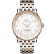 Navitimer 32mm Two-Tone White Mother of Pearl Diamond Dial Watch