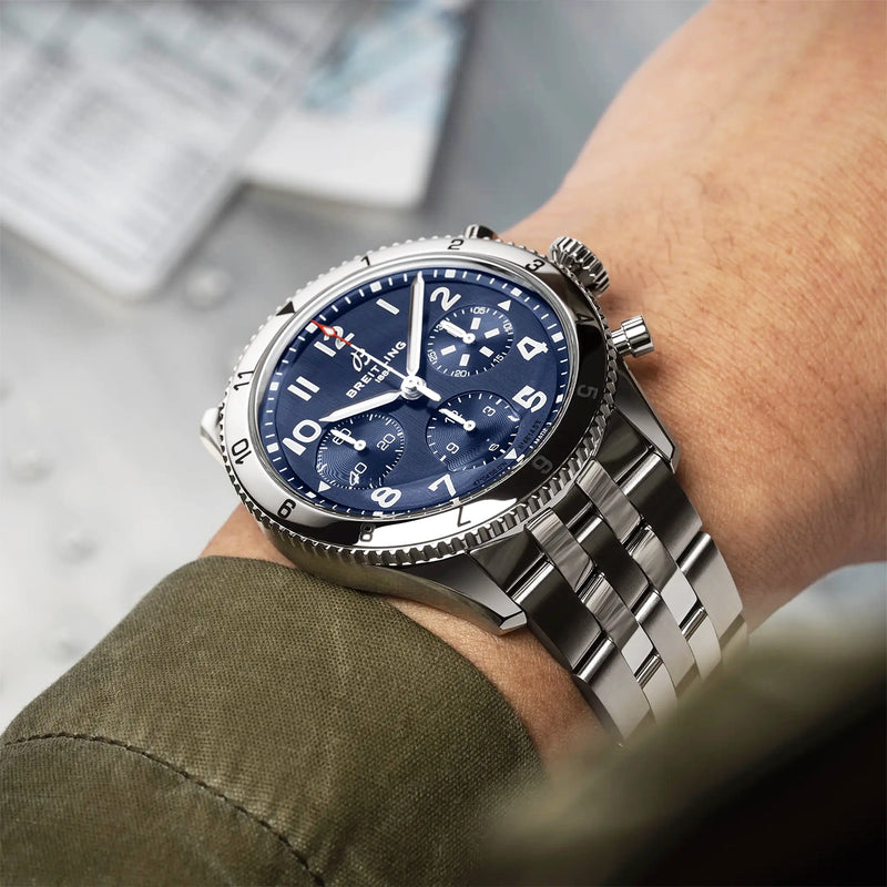 Classic AVI Tribute to Vought F4U Corsair 42mm Chronograph Watch