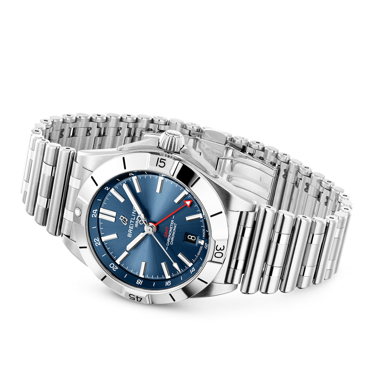 Chronomat GMT 40mm Blue Dial Men's Automatic Bracelet Watch