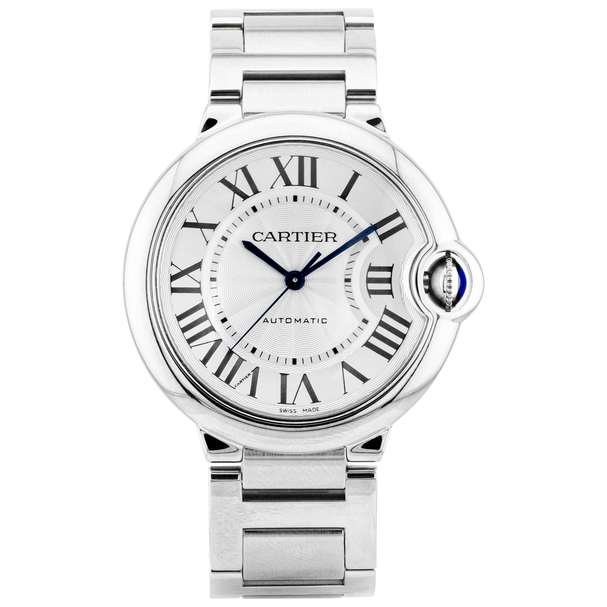 Cartier Ballon Bleu 36mm Steel Ladies Automatic Bracelet Watch (2022)