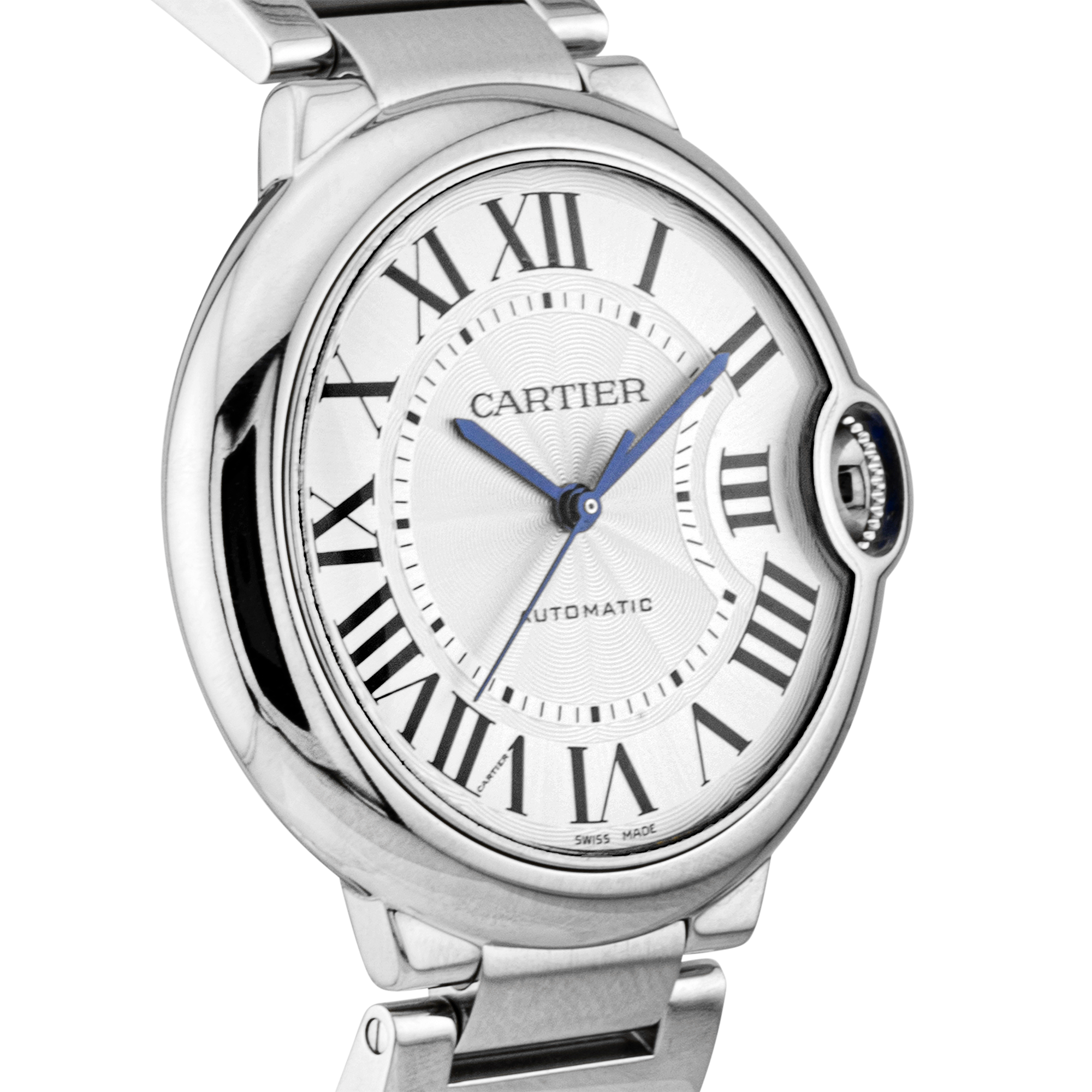 Cartier Ballon Bleu 36mm Steel Ladies Automatic Bracelet Watch (2022)