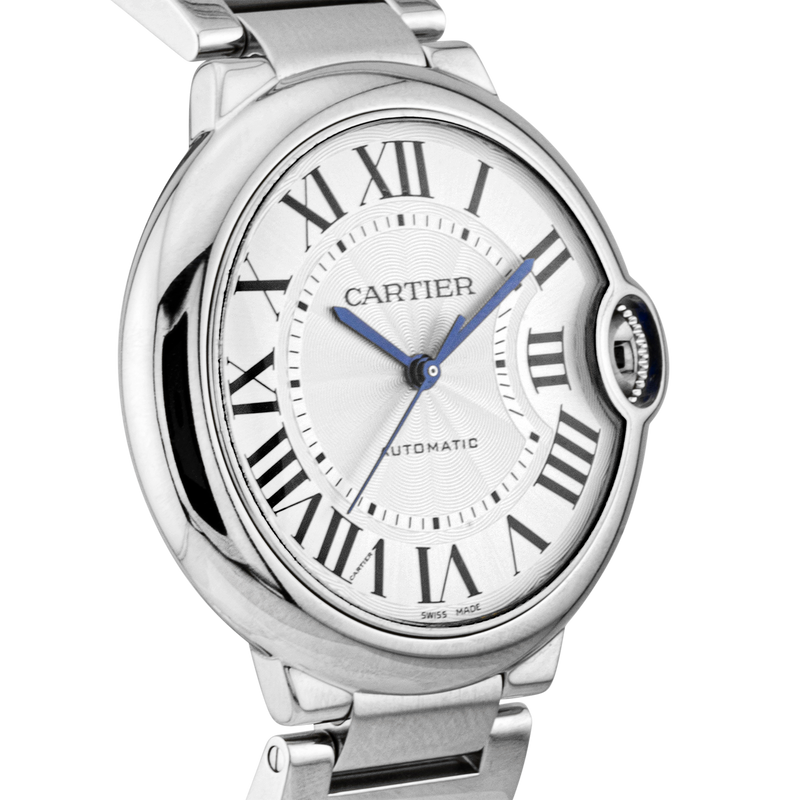Cartier Ballon Bleu 36mm Steel Ladies Automatic Bracelet Watch (2022)