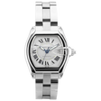 Cartier Roadster Silver Dial Steel Automatic Bracelet Watch