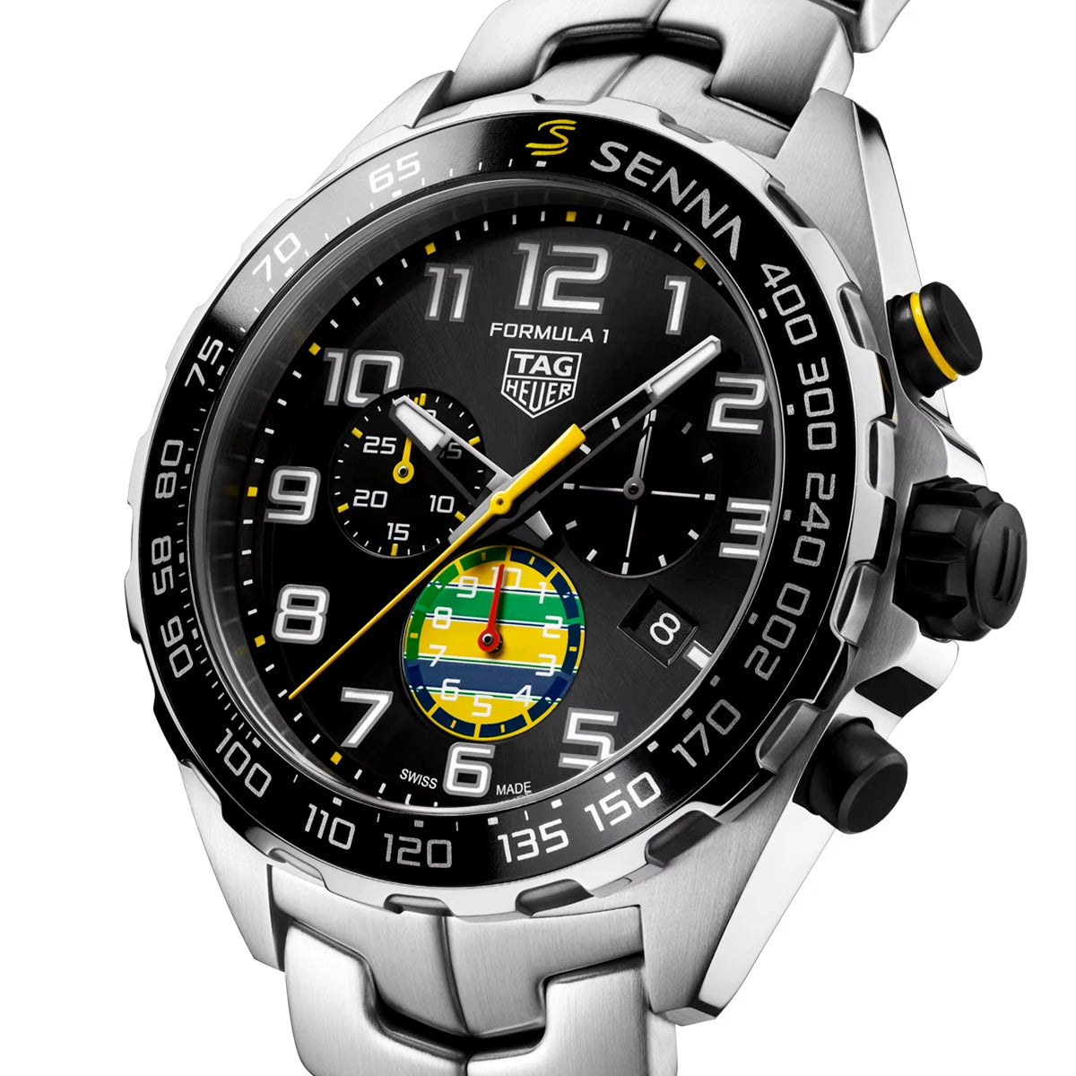 Formula 1 x Senna Limited Edition 43mm Black Dial Watch
