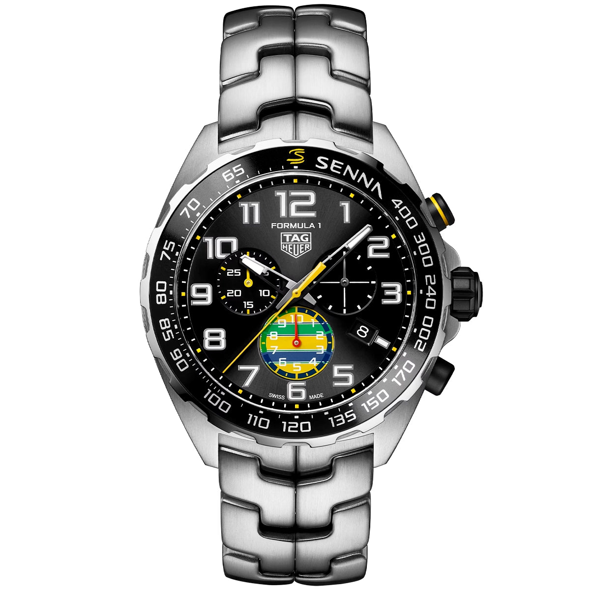 Formula 1 x Senna Limited Edition 43mm Black Dial Watch