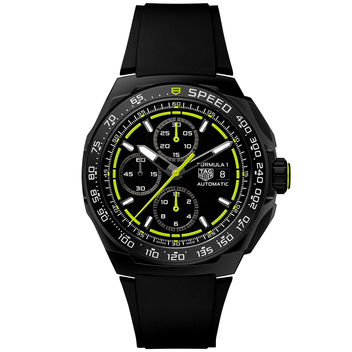 TAG HEUER Formula 1 380.508 ユニセックス　黒/黄 TAG Heuer Formula 1 Black/Yellow Dial Watch CBZ2086.FT8098