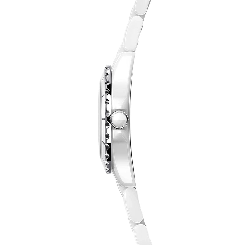 CHANEL J12 White Ceramic 29mm Diamond Dial Ladies Bracelet Watch - Berry's Jewellers