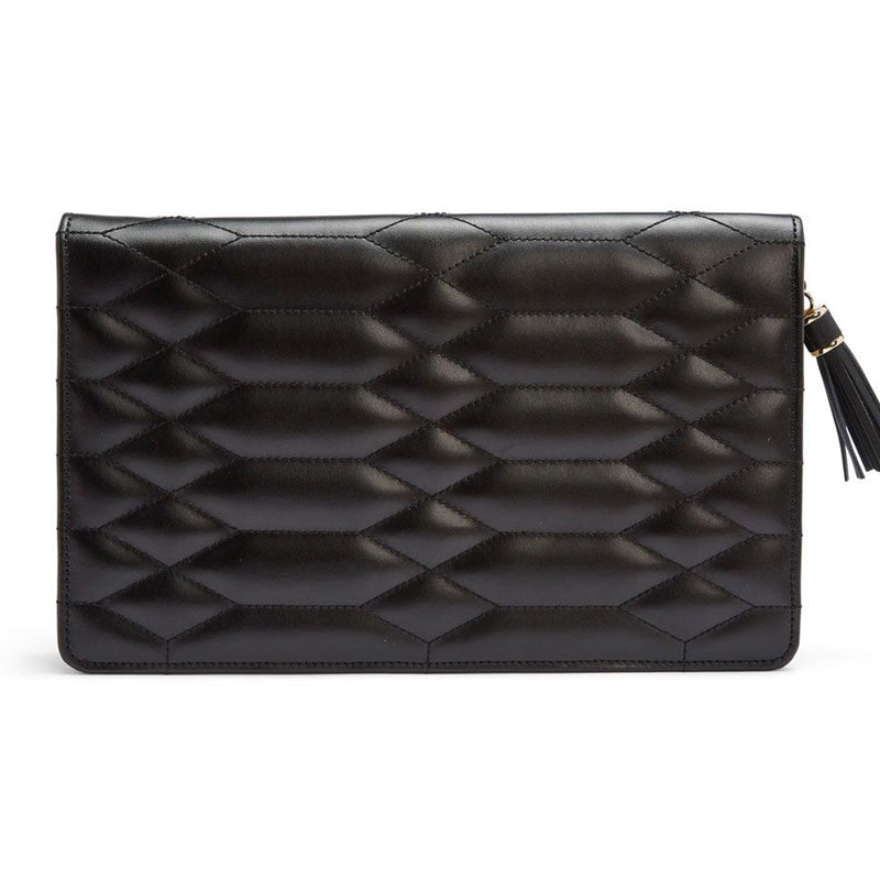 WOLF 1834 WOLF 1834 Caroline Black Zipped Jewellery Case - Berry's Jewellers
