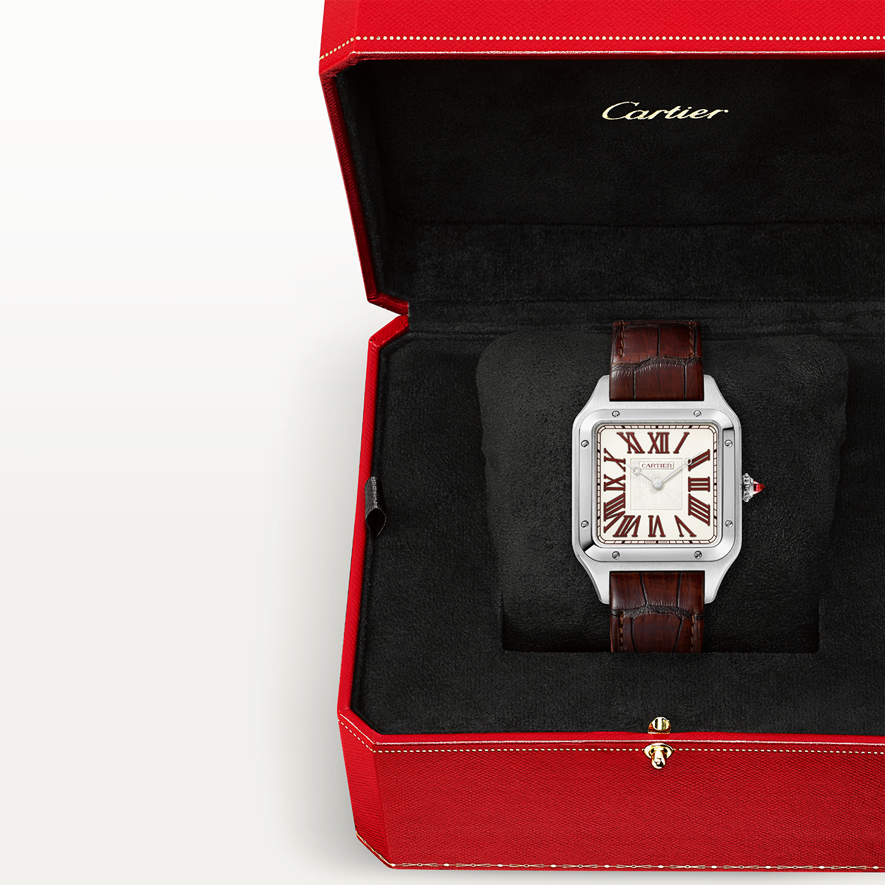 Santos-Dumont Extra Large Platinum Limited Edition Watch
