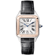 Cartier Santos-Dumont Small & 18ct Rose Gold Steel Watch - Berry's Jewellers
